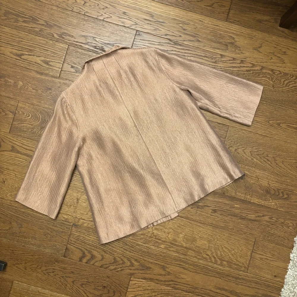 Eileen Fisher silk cardigan - Picture 10 of 11